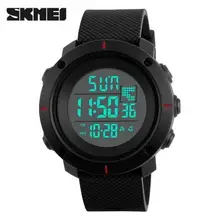 2016 SKMEI fashion Digital Watches men sports 50M Professional Waterproof large dial hours military Luminous wristwatches