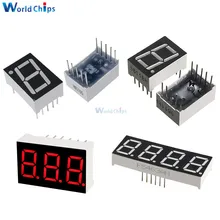 0.56 Pollici Display a Led 7 Segmenti 1 Bit/2 Bit/3 Bit/4 Bit Cifre Tubo Rosso catodo Comune/Anodo Digitale 0.56 Pollici a Led 7 Segmenti