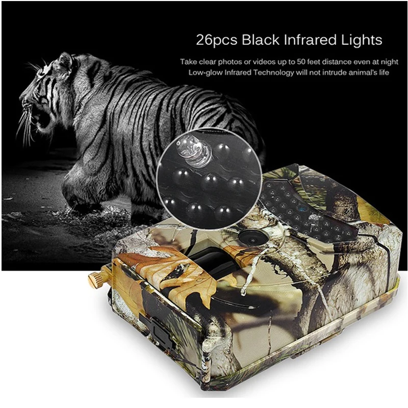 Охотничья ловушка камера ночного видения Trail Camera s 1080P видеомагнитофон 12MP для