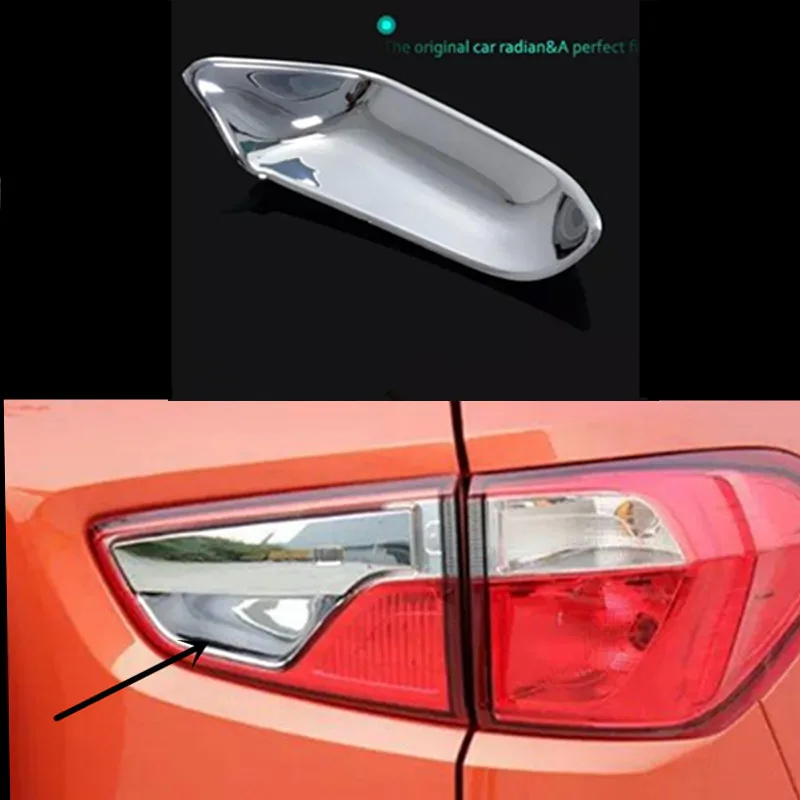 Для Ford Ecosport 2013 2014 2015 ABS Хромированная Задняя Крышка багажника дверная ручка чашка
