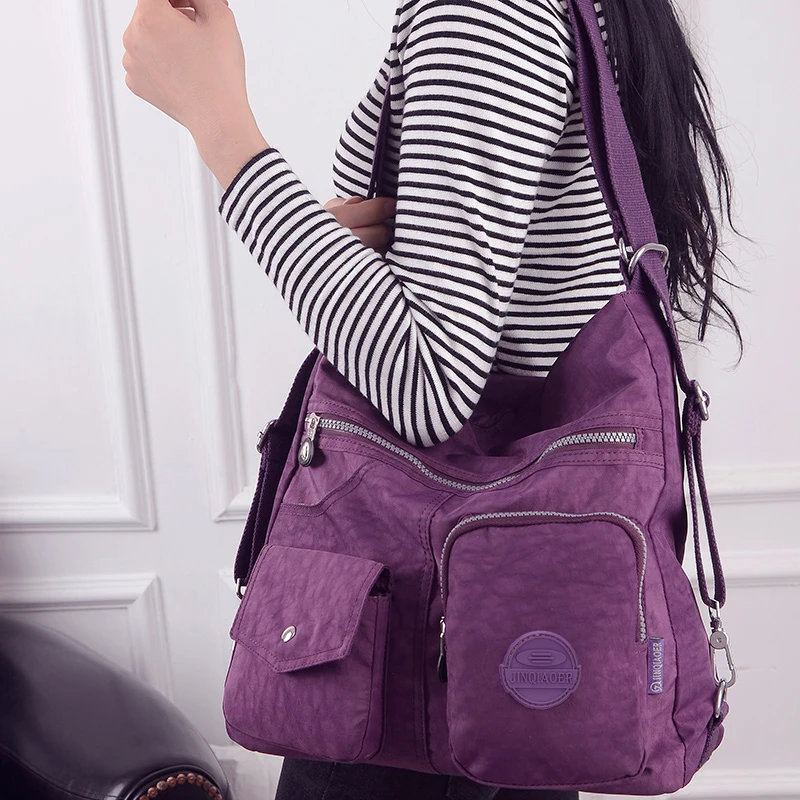 Donne Borse a Spalla Impermeabile Della Signora di Nylon Sling Messenger Bag Tote Femminile Borsa con Tracolla per La Borsa Delle Donne - immagine 5