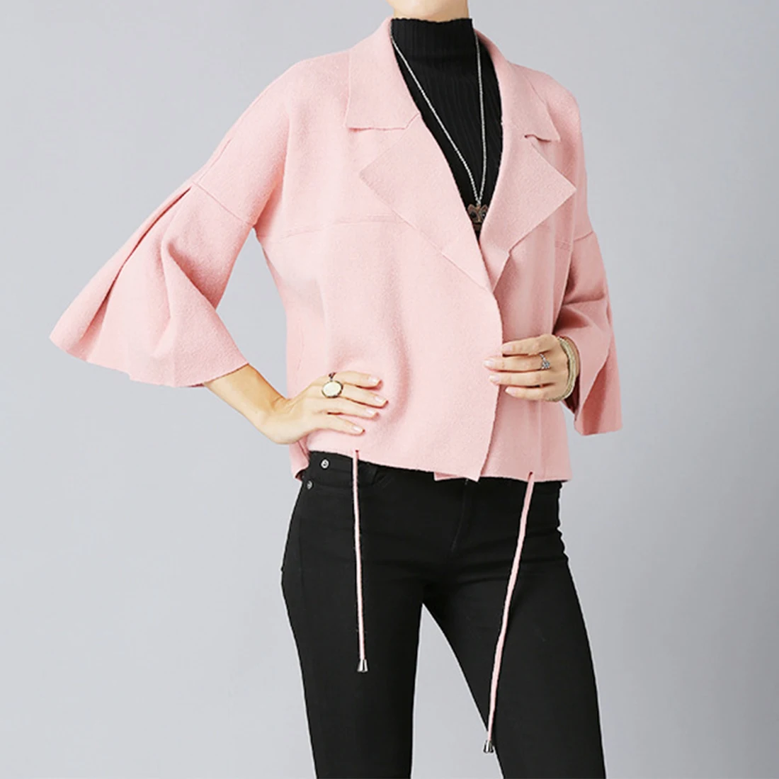 

Women coat Autumn Boyfriend Denim Jacket Autumn Womens Jackets and Coats Pink Lapel Casual Fall Jacket jacket for women autumn