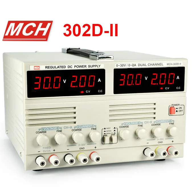 MCH 305DII(30 V/2A/3A/5A) блок питания постоянного тока многофункциональный цифровой дисплей Регулируемый Двойной источник питания 302DII 303DII - Color: MCH-302DII