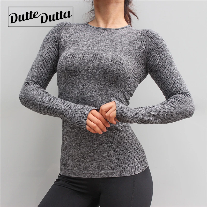 Download Women's Sports Wear For Fitness Women Jersey Seamless Long ...