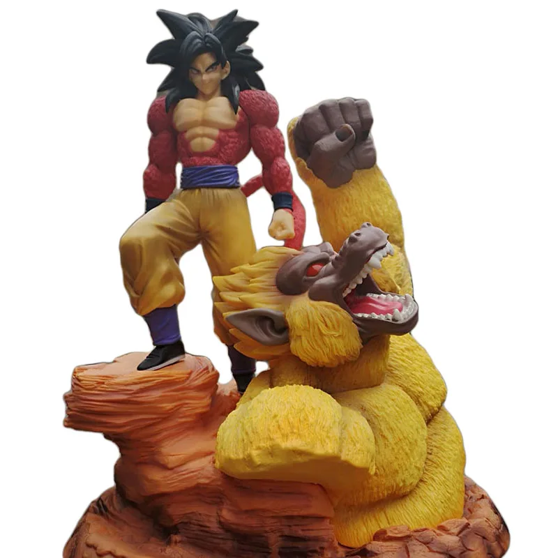 Dragon Ball Супер Saiyan 4 Сон Гоку фигурка 1/6 масштаб окрашенная фигурка Золотая большая обезьяна Гоку ПВХ Фигурки Brinquedos аниме