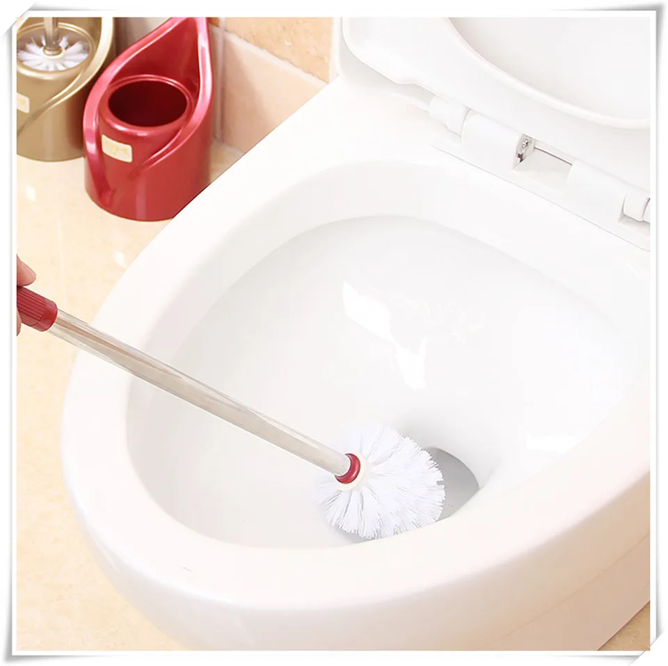 MSJO щетка для ванной комнаты для туалета, красное золото, нержавеющая сталь, антикварная щетка для чистки туалета с держателем, набор, продукт для уборки дома