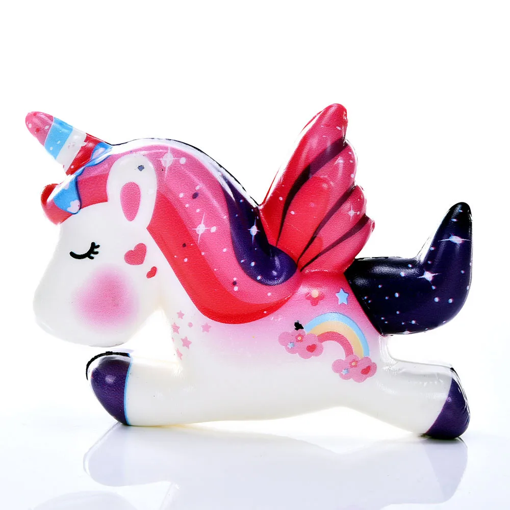 Cute Unicorn Kawaii Squishy Slow Boost Cartoon Doll Cream Scented Tightening De pression Toy Best Christmas Birthday Gift kid in Gags & Practical Jokes