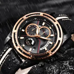 LIGE модные Повседневное бренд Водонепроницаемый кварцевые часы Для мужчин военные Нержавеющая сталь спортивные часы человек часы Relogio
