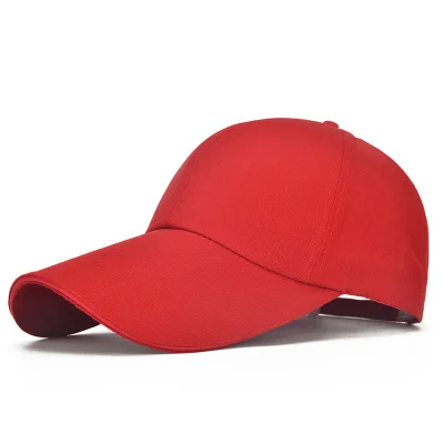 ZXQYH длина Полями Летняя шляпа для женщин бейсболки трекинг Туризм Спортивные шапки для улицы горные мужские солнцезащитные шапки рыболовные кепки - Цвет: red