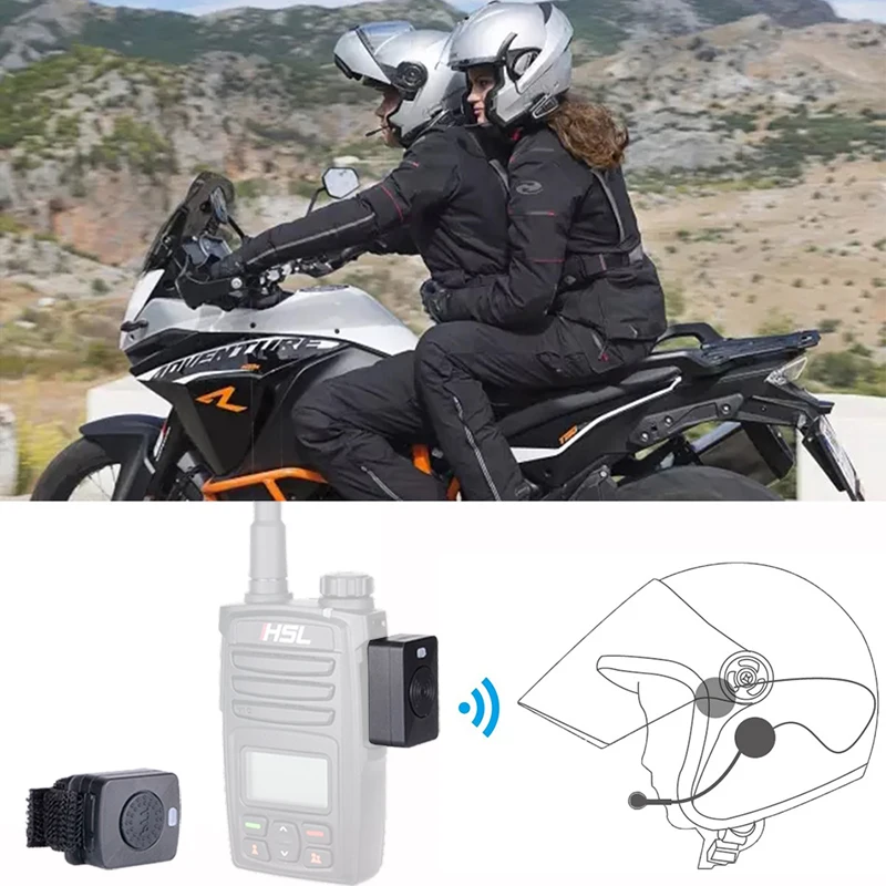 Walkie Talkie Helm Bluetooth Headset Hörer Zwei-wege-radio Drahtlose Kopfhörer Für Motorrad Lokomotive Ski Helm Kopfhörer