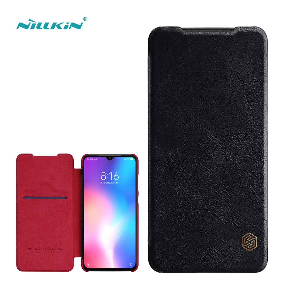 Флип чехол Nillkin для Xiaomi Mi 9 SE бумажник из искусственной кожи серии Qin книжка Mi9