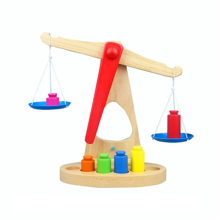 

Professional Montessor's Wooden Simulated Balance Kis Toys Kindergarten Appliances Early Education Center