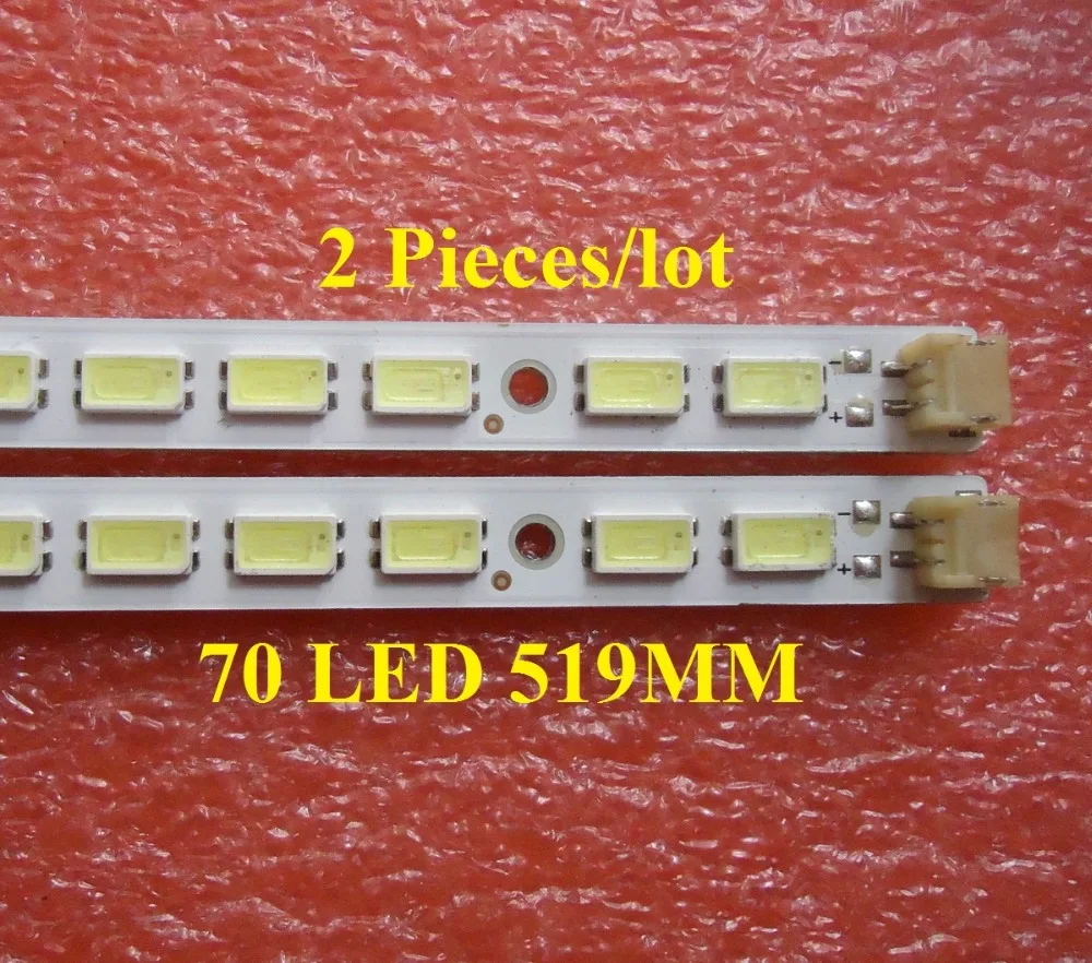 Beented 2 шт./лот Светодиодная лента 2011CHI460 5630N2 70 REV1.0 LED 519 мм для LED46K326X3D | Лампы и