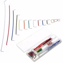 Boîte de câbles en forme de U solides, 140 pièces/ensemble, sans soudure, 22 AWG, 14 longueurs