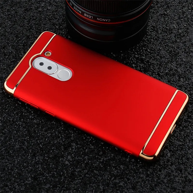 For Huawei Honor 6X Case Premium Plating Anti-Knock Smooth Hard Plastic Protective GR5 2017 Nova 3 3i 3e | Мобильные телефоны и