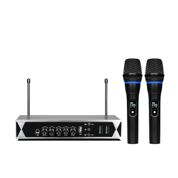 Беспроводной ручной микрофон K6 UHF с перезаряжаемым динамическим микрофоном для