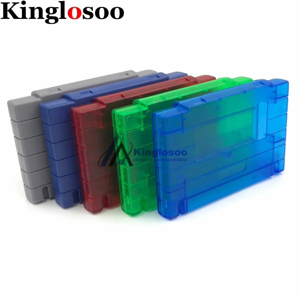 

16bit game card cartridge housing shell cover w/ screw for Nintendo SNES SFC games card box JP EU US version