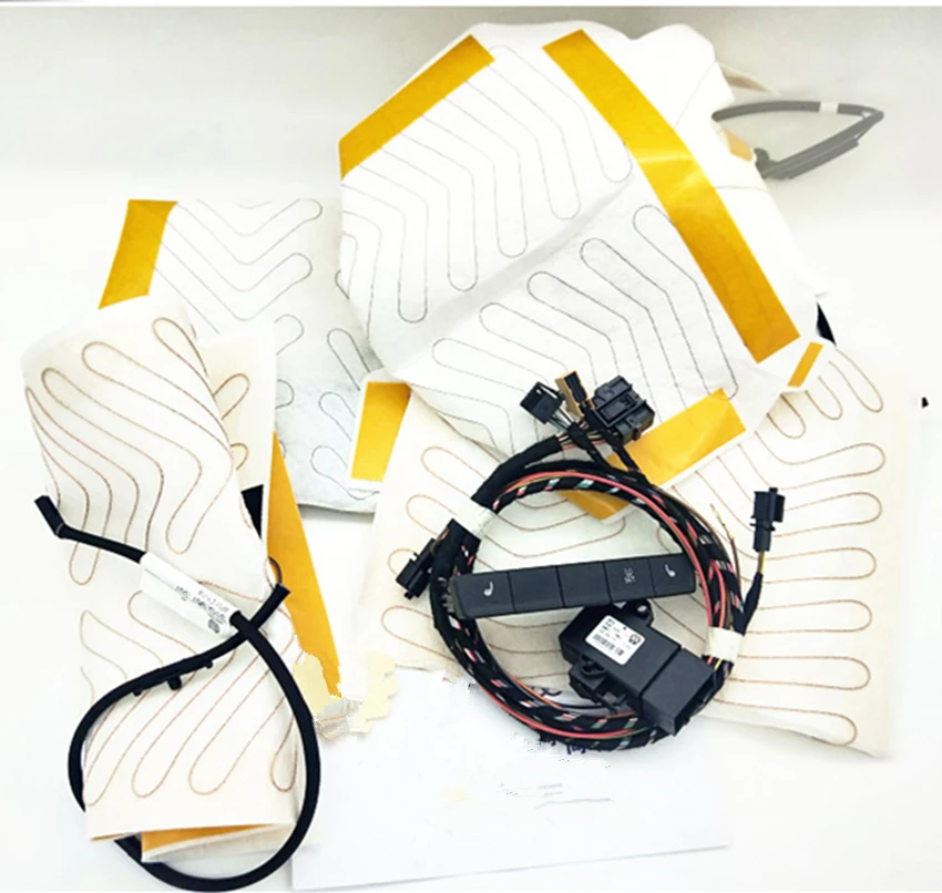 

Seat cushion heating backrest heating Seat switch module harness for PQ platform JETTA OCTAVIA RAPID SUPERB SANTANA