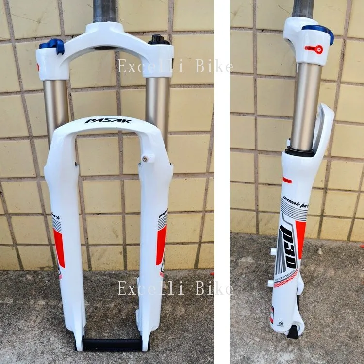 Excelli Locking Suspension Forks Aluminium Alloy Moutain Bike26 27.5 Fork Fat Bicicleta Fork only 2500g Travel 100mm For Disc Brake Bike17