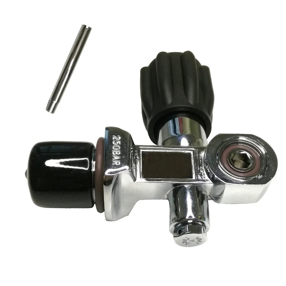 250Bar الغوص الدين خزان موضوع K-نمط صمام الكروم صمام لرياضة الدبابات الدين أو نير مع كاب 250Bar الغوص الدين خزان موضوع K-نمط صمام الكروم صمام لرياضة الدبابات الدين أو نير مع كاب