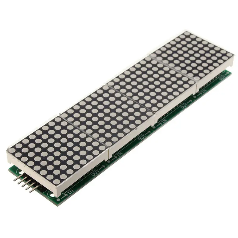 MAX7219 микроконтроллер 4в1 дисплей w/5 P линия матричный модуль для Arduino 12,8 см X 3,2 см X 1,3 см модуль модули плата