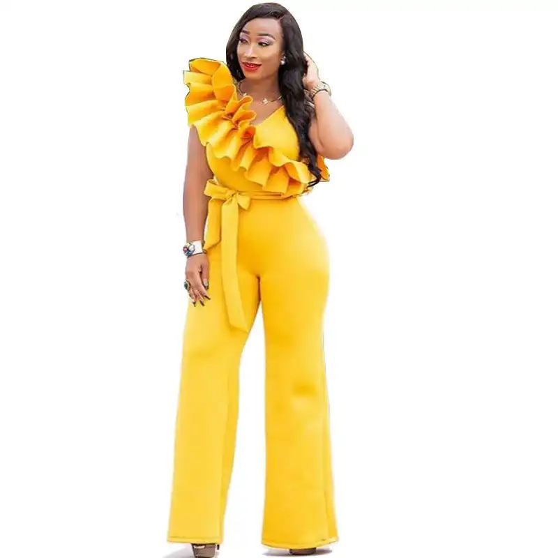 ruffle jumpsuit