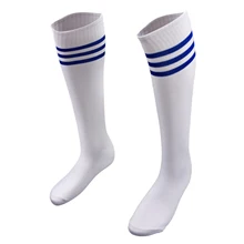 ELOS Navy Blue font b Football b font Striped Tube Socks Soccer lacrosse Rugby Sports Socks