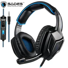 SADES SA-920 Plus PS4 Gamer Headset Gaming Headphones Stereo Casque with Mic for PC New Xbox one Mobile Phone PUBG Game Earphone SADES SA-920 Plus PS4 Gamer Headset Gaming Headphones Stereo Casque with Mic for PC New Xbox one Mobile Phone PUBG Game Earphone