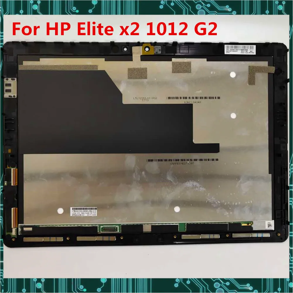 Для hp Elite x2 1012 G2 12," ЖК-экран сенсорный дигитайзер сборка LTL123YL01-H02 2736 × 1824 протестировано