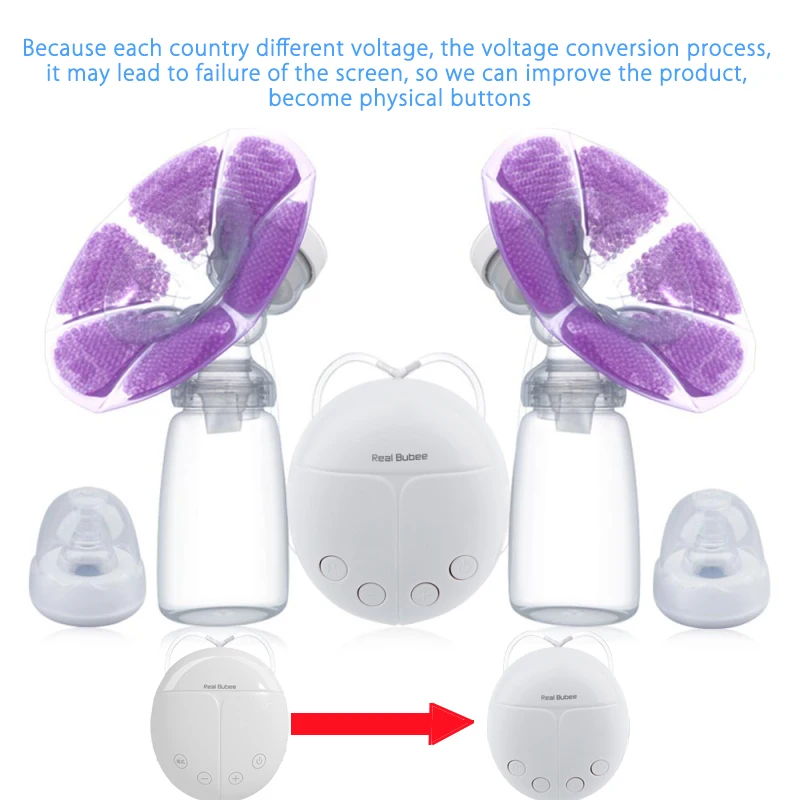 Новые одиночные или двойные электрические молокоотсосы Электрический мощный всасывающий USB Электрический молокоотсос с двумя бутылочками для молока