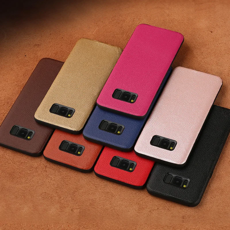 Luxury brand phone case small litchi grain all inclusive phone case For