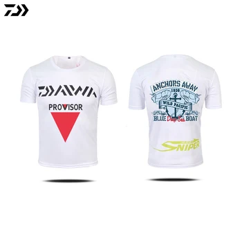 

2019 New DAIWA DAWA Fishing Clothing Summer Short Sleeve Deep Sea Sunscreen Breathable Clothes Anti-UV Ultrathin Fishing Shirt