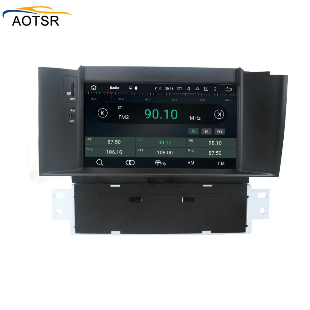  IPS Screen Android 8.0 Car multimedia dvd player head unit For Citroen C4 C4L DS4 2011 - 2015 GPS N