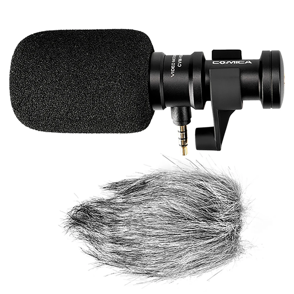 

Microphone for iPhone Comica CVM-VS08 Directional Recording Video Microfone for Samsung Smartphone YouTube film Vlogging