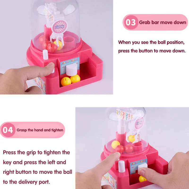 Ручная маленькая мини-машина для сахара, Детская Интерактивная машина для ловли мяча для родителей и ребенка, подарки для детей