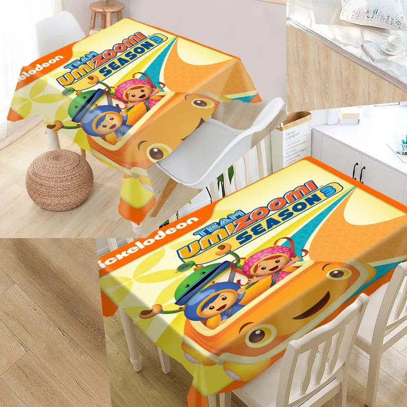 Новое поступление уникальная команда umizoomi скатерть из водонепроницаемой ткани