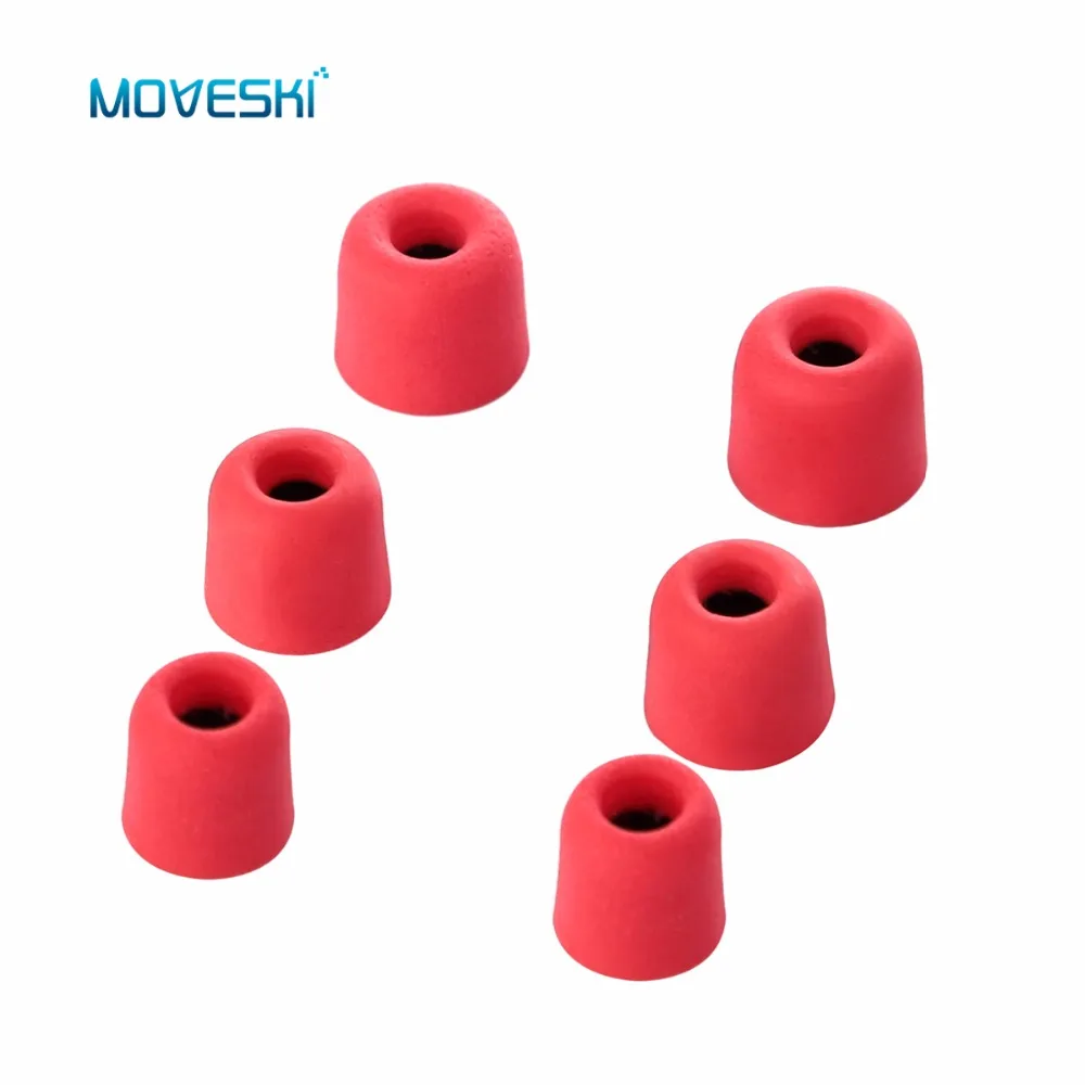Moveski NB-12 Замена шум Islating 3 пары пены памяти советы и силиконовые вставные наушники
