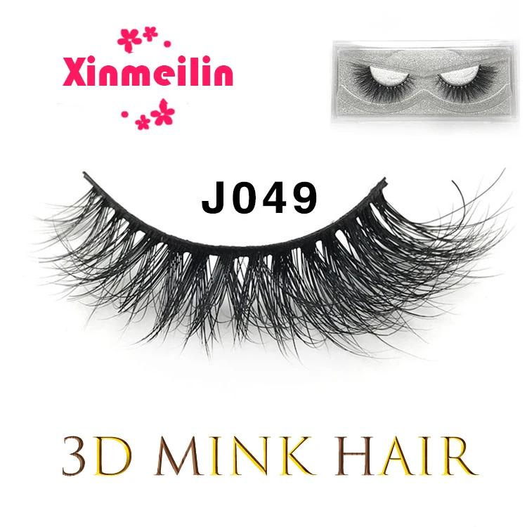 

3D mink lashes natural long individual thick fluffy false eyelashes makeup eyelash extension supplies eyelash with packaging box