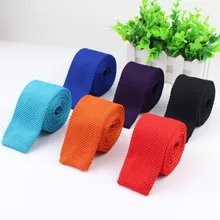 Мужские вязаные одноцветные Галстуки для отдыха, Модные Узкие галстуки с узким горлом для мужчин, обтягивающие тканые дизайнерские Галстуки