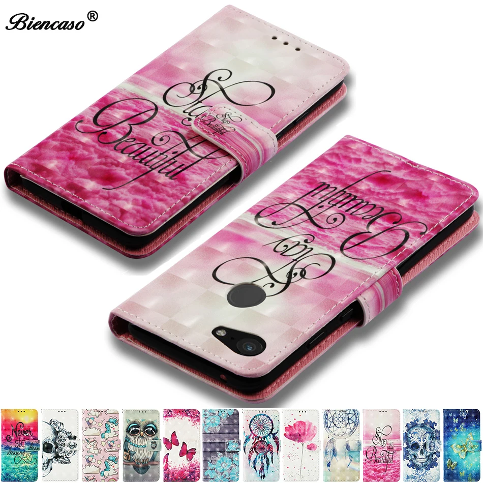 

Leather Phone Case For Google Pixel 3 Case Flip Wallet For Google Pixel 3 XL XL3 Cover Cute Cartoon Back Shell C21