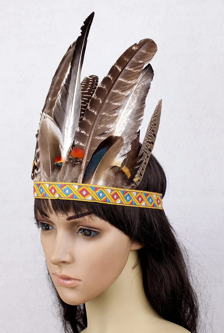 Indian Style Fashion Headdress Masquerade Cosplay Headband Dress Prom