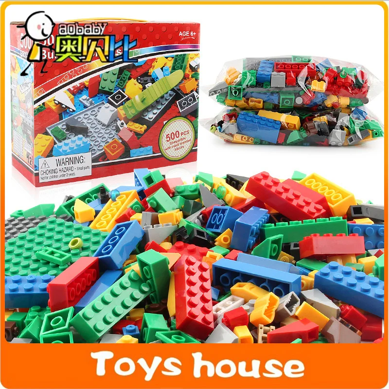 500pcs Building Blocks bulk Bricks Set Creative Educational Model