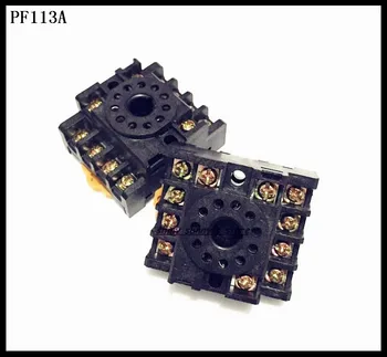 

2pcs/Lot PF113A 11 Pin Relay Socket Base For MK3P-I,JTX-3C,H3CR-A,JQX-10F/3Z,JSS48A-11,61F-N Brand New
