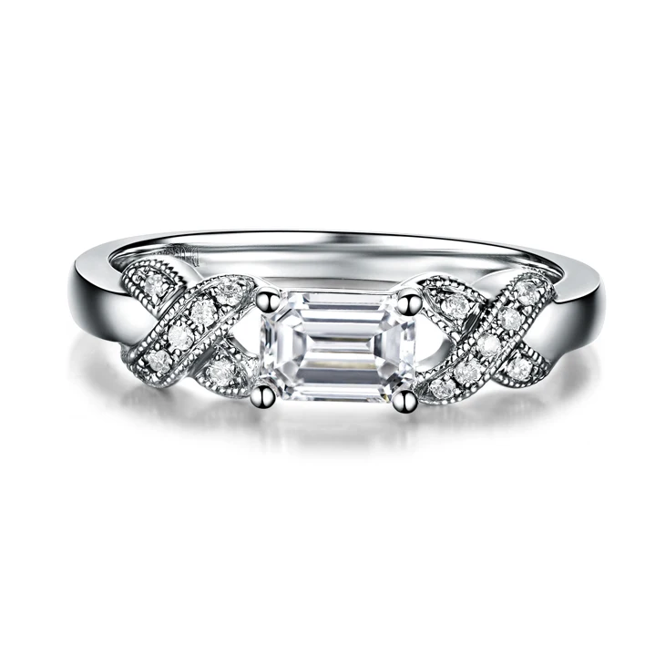 ZOCAI New Arrival 100% natural diamond ring 0.60 ct certified diamond 18K white gold ring engagement ring fine jewelry W05469