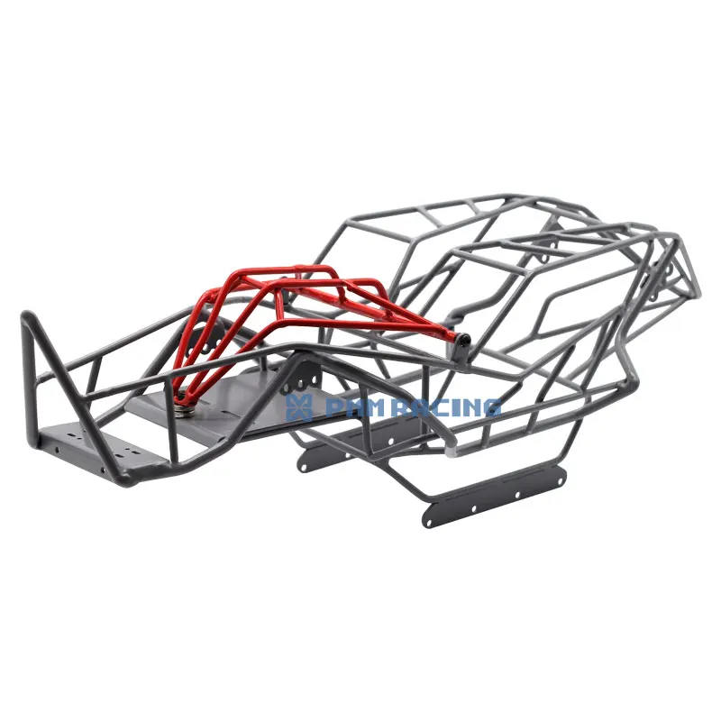 1/10 радиоуправляемая гусеничная машина, обновленная часть из титанового сплава, полностью Металлическая рулонная клетка, рама для осевого Рейфа 90048