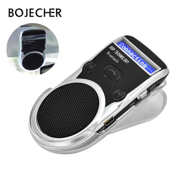 

Aux Bluetooth Car Kit Handsfree Wireless Noise Cancelling Bluetooth Receiver Car Speakerphone Car Kit Multipoint Clip Sun Visor