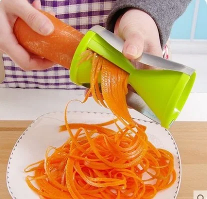 Vegetable Spiral Slicer Cutter Kitchen Tools Spiralizers Healthy Fresh Veggie