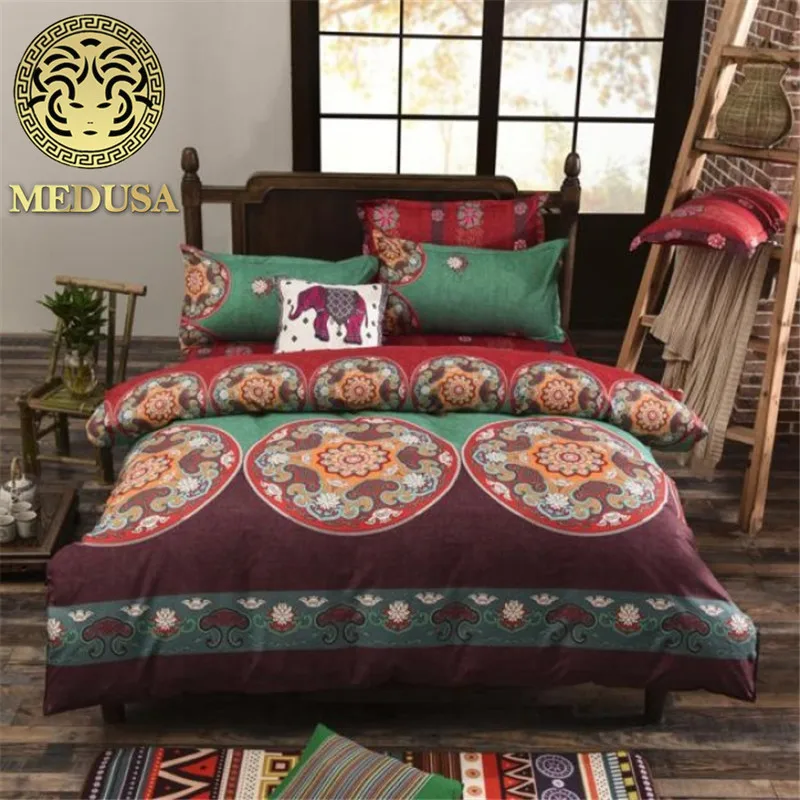 Medusa indian bohemian phenix doona/duvet cover set king queen double twin single size Medusa indian bohemian phenix doona/duvet cover set king queen double twin single size 1