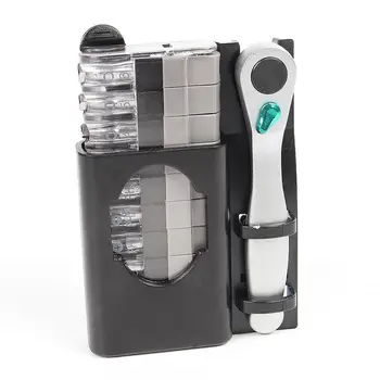 

1 Set of 12 in 1 Socket Wrench Screwdriver Set Wrench Set Key Manual Tool Car Magnetic Sleeve Sleeve Connecting Rod Tool