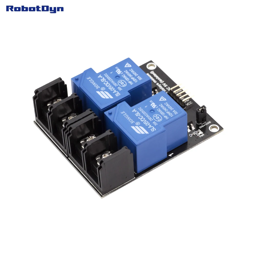 

Relay Module 2 relays, operation 5V. VC - 30A 250VAC/30VDC